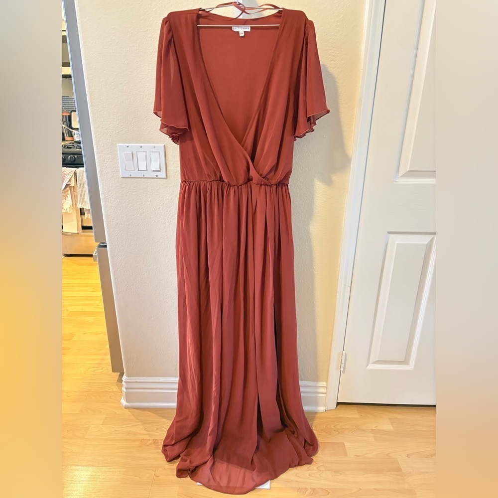 Baltic Born Vaughnie Maxi dress in Burnt Orange - Size  2XL - Picture 2 of 5
